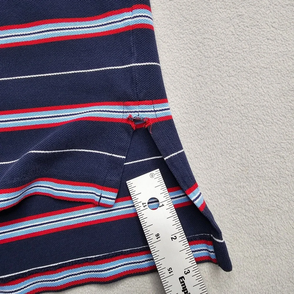 Polo Ralph Lauren Men's Polo Shirt Size XXL Classic Fit Blue Red Short‎ Sleeve